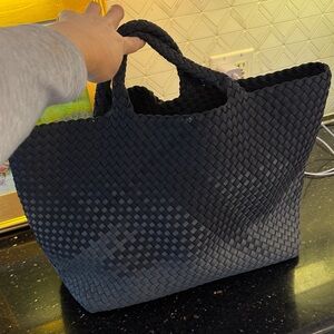 Naghedi ombre Woven Tote Bag - large
